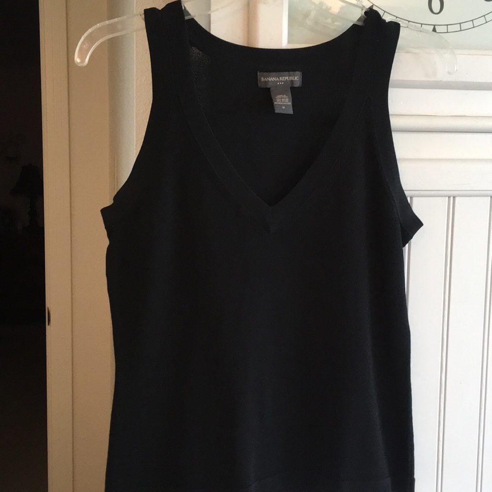 Banana republic black shirt medium